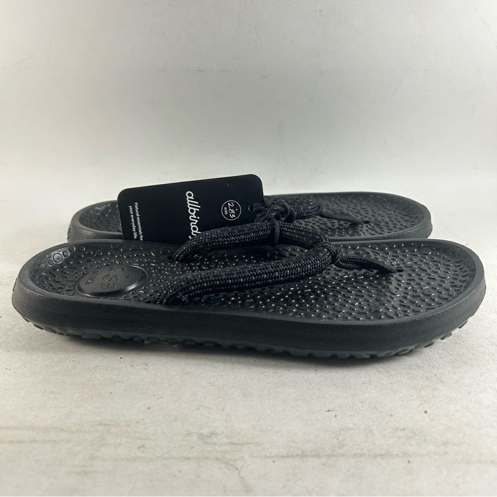 Allbirds Sugar Zeffer Women’s Sandals Flip Flops Black Size 6